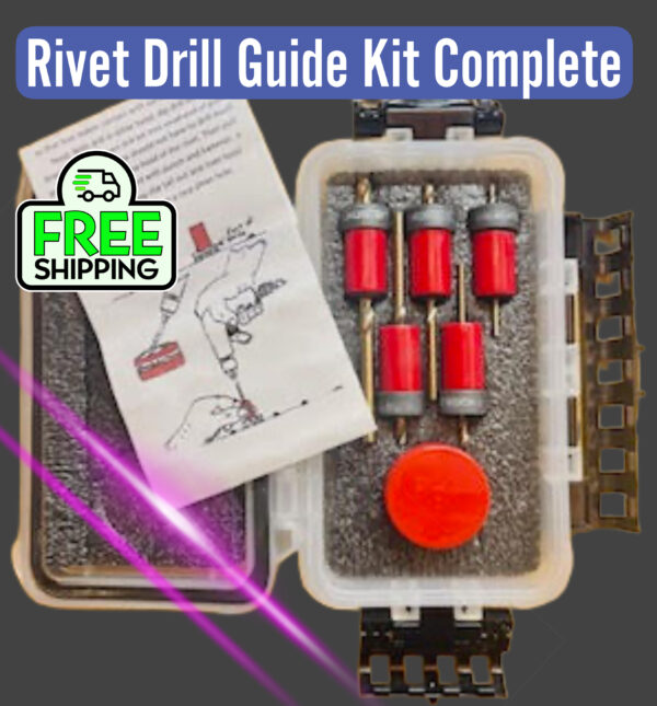 Rivet Drill Guide Kit Complete